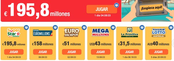 loterías online