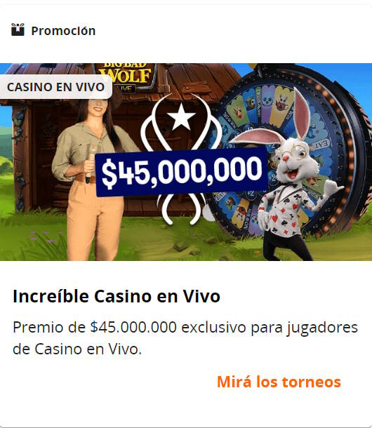 Torneo increíble casino en vivo $ 40.000 000 Betsson