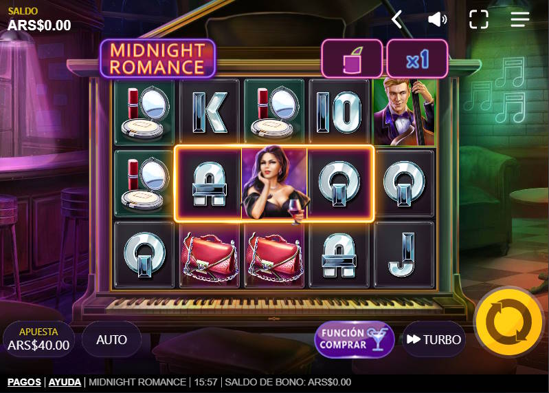 Midnight Romance tema y diseño