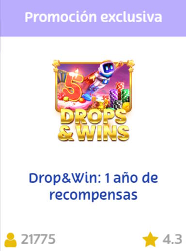 Drop & Win 1 Año de recompensas - PlayUzu
