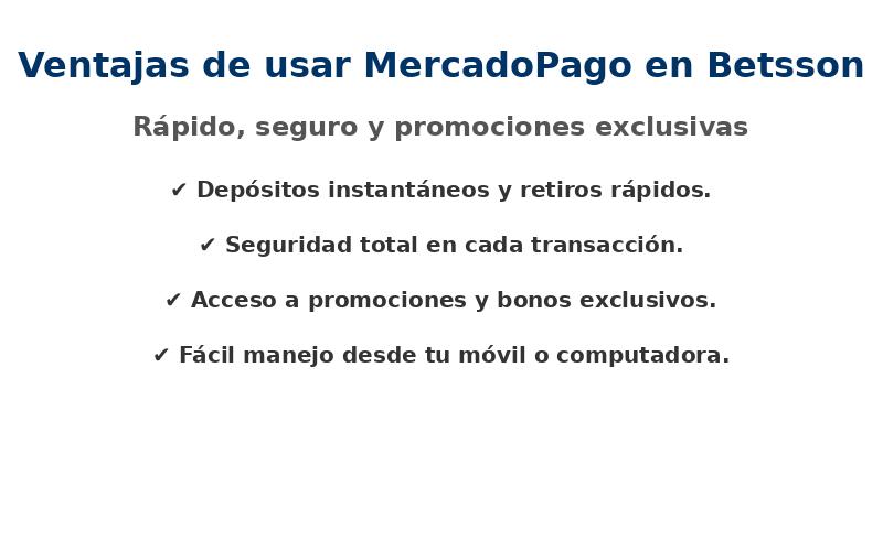 Ventajas de usar MercadoPago en Betsson Casino Argentina
